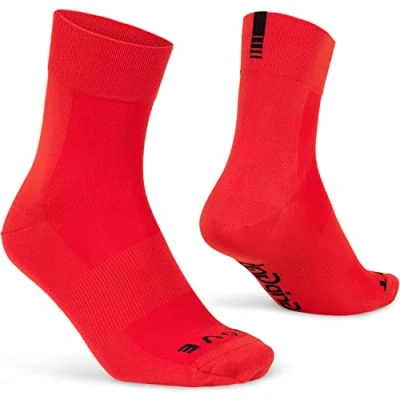 Abbildung von GripGrab Lightweight SL Performance Fahrrad Socken Sommer 1er und 3er Pack Eyecatching 2 Längen Fahrradsocken Kurz Lang