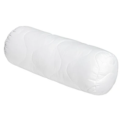 Abbildung von sleepling Komfort 100 Nackenrolle, Zierkissen, Sofakissen, 15 x 40 cm, Ökotex, waschbar bis 60 Grad, Made in EU, Füllmengengarantie, Größengarantie, weiß