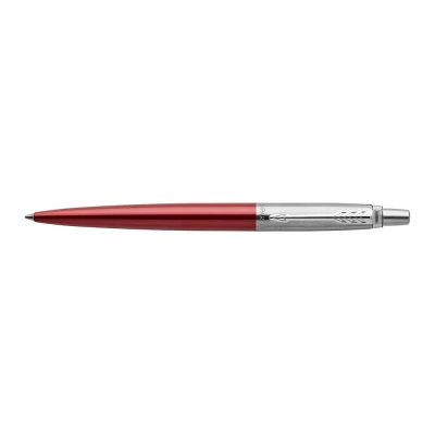 Abbildung von Parker Jotter Kugelschreiber Kensington Red Mittlere Spitze Blaue Tinte Geschenkbox
