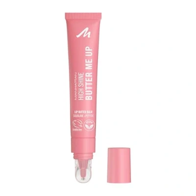 Abbildung von Manhattan High Shine Butter Me Up Lip Balm, getönter, ultra feuchtigkeitsspendender Lippenbalsam mit glossy Finish, vegane Formel, Vanilleduft, 15 ml, Fb. 003 Bubble Gum