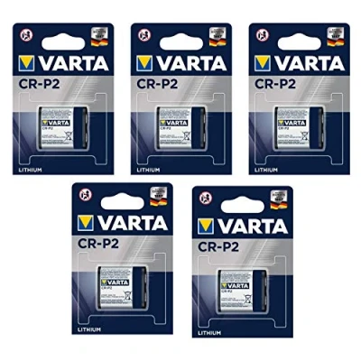 Abbildung von 5 er Pack VARTA Batterie (1 x Lithium photo &quot;Professional&quot;, CR P2 6 V