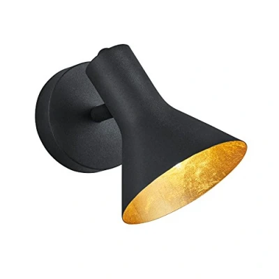 Abbildung von Reality Leuchten R80161002 Spotleuchte, Metall, schwarz/gold