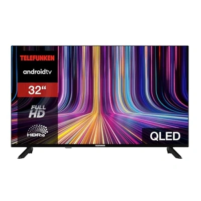 Abbildung von Telefunken QLED TV 32 Zoll Fernseher Full HD Android Smart (HDR, Triple Tuner, Bluetooth) QF32AN750S