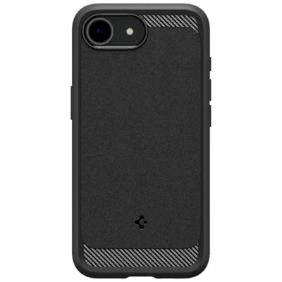 Abbildung von Spigen Rugged Armor MagFit TPU Back Cover Schwarz Apple iPhone 16e