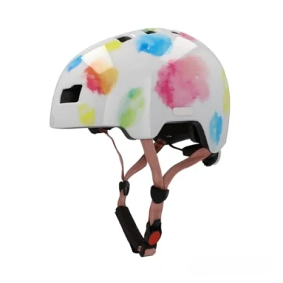 Abbildung von FISCHER BMX Fahrradhelm, Radhelm, Dirt Bike Helm Plus Splash, S/M, 54 59cm, bunt, mit integriertem LED Rücklicht