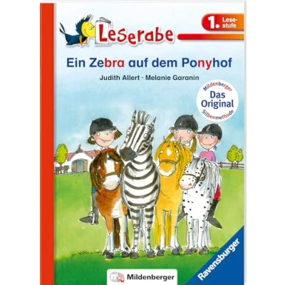 Abbildung von Ein Zebra auf dem Ponyhof Leserabe 1. Klasse Erstlesebuch für Kinder ab 6 Jahren: Leichter lesen lernen mit der Silbenmethode (mit Mildenberger Silbenmethode)
