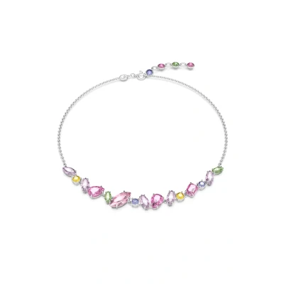 Abbildung von Swarovski Gemamini Frontal PINK RHS Halskette, Damen, Größe: One Size, Multi colored