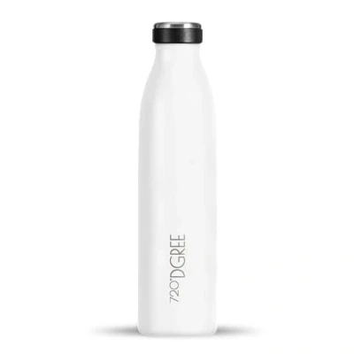 Abbildung von 720DGREE Edelstahl Trinkflasche “milkyBottle 750ml BPA Frei, Auslaufsicher, Kohlensäure geeignet Thermosflasche für Sprudel, Sport, Uni, Schule, Fitness, Outdoor, Camping