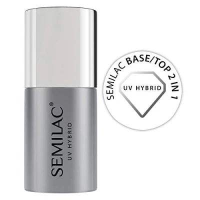 Abbildung von Semilac BASE Top 2IN1 FOR UV GEL Polishes Coat, Größe: 7 ml,