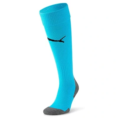 Abbildung von PUMA Jungen Fußballsocken Fu ballsocken, HELLBLAU/SCHWARZ, 35 38 EU