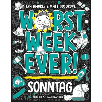Abbildung von Worst Week Ever Sonntag: Comic Roman für Kinder ab 10 Jahre │ Witzige Bilder und einfache Texte begeistern Comicfans sowie Lesemuffel