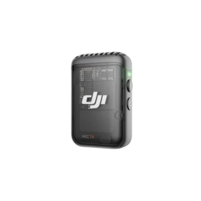Abbildung von DJI Mic 2 Sender (Schattenschwarz), kabelloses Mikrofon mit intelligenter Rauschunterdrückung, 14 Stunden interne Aufnahme, 6 Akkulaufzeit, magnetische Befestigung, Bluetooth