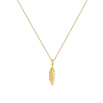 Abbildung von Elli Feather Halskette goldcoloured, Damen, Größe: 45, Gold coloured