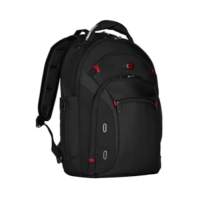 Abbildung von WENGER Gigabyte Laptop Rucksack mit Tabletfach, Notebook bis 16 Zoll, Tablet 10 Organizer, 17 l, Damen Herren, Business Uni Schule Reisen, Schwarz, 600627