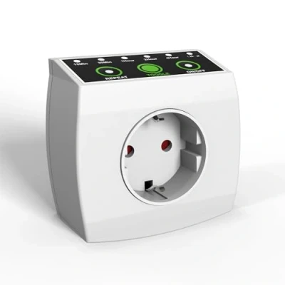 Abbildung von HBN Countdown Timer Steckdose, Zeitschaltuhr mit in 6 Stufen(15min bis 6h), Energiespar Steckdose Repeat Funktion &amp; Kindersicherung, 16A/3.680W