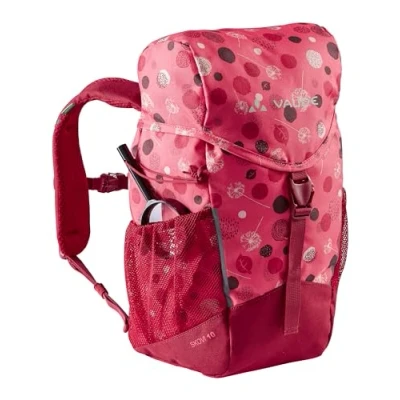Abbildung von VAUDE Kinderrucksack Skovi für Jungen &amp; Mädchen, komfortabler Wanderrucksack Kinder 10 L in pink, Wetterfester Schulrucksack mit viel Stauraum reflektierende Elemente