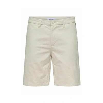 Abbildung von Only &amp; Sons Onsmark Shorts, Herren, Größe: XS, Silver lining
