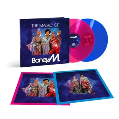 Abbildung von The Magic of Boney M. (Special Remix Edition)12&quot; vinyl sleeve jacket to “2LP (2 colours) in Gatefold [Vinyl LP]