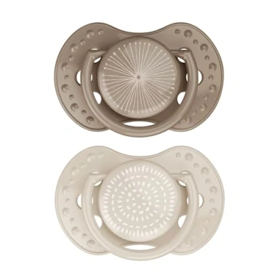 Abbildung von Difrax LOVI Dynamischer Schnuller 3 bis 6 Monate Beige &amp; Braun