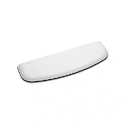 Abbildung von Kensington K50435EU ErgoSoft Handgelenkauflage für flache, kompakte Tastatur, grau Ergonomische Unterstützung, Geschwungenes Design, Robust, leichte Reinigung, Geeignet MacBook, iMac