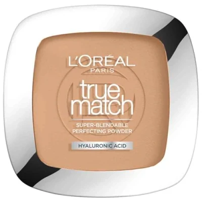 Abbildung von L&#039;Oréal Paris Puder Make up, Mattierendes Kompaktpuder mit LSF 8, Inkl. Spiegel und Schwamm, True Match Puder, Nr. 7.D, 9 g