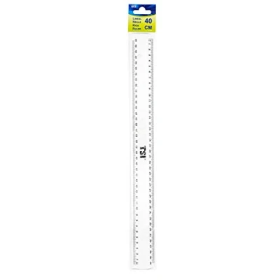 Abbildung von TSI Lineal 40 cm, transparent, Art. Nr. 46040