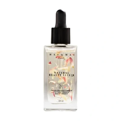Abbildung von MASQMAI Natural Beauty Elixir, 100% Natürliches Öl, Nährt, Regeneriert und Spendet Feuchtigkeit, Alle Hauttypen, 50 ml.