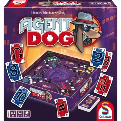 Abbildung von Schmidt Spiele 49454 Agent Dog, Familienspiel, Mehrfarbig
