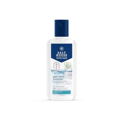 Abbildung von Salthouse Totes Meer Therapie Anti Fett Shampoo, Bioaktiv Komplex befreit Kopfhaut von Fett, mit Lemongrass für Frischegefühl, 250ml