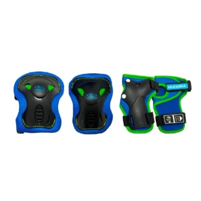 Abbildung von Hudora Biomechanisches Protektoren Set für Kinder (blau, XS)