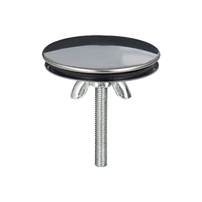 Abbildung von tecuro Hahnlochstopfen Deckrosette (Marktmodell), zum abdecken vorhandener Armaturenlöcher in Spülen, Ø 42 43 mm, Edelstahl, poliert 12023