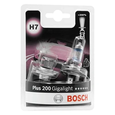 Abbildung von Bosch H7 Plus 200 Gigalight Lampen 12 V 55 W PX26d 2 Stücke