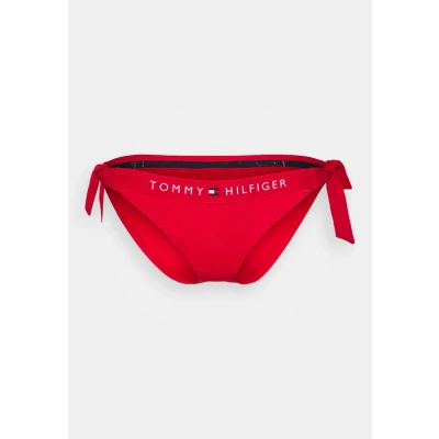 Abbildung von Tommy Hilfiger SIDE TIE Cheeky Bikinihose, Damen, Größe: Small, Primary red
