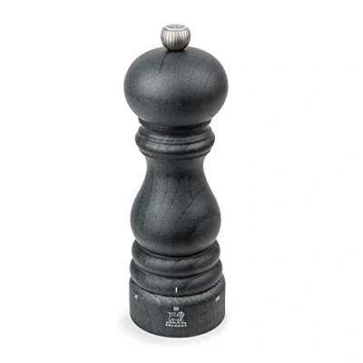 Abbildung von PEUGEOT Salzmühle Paris u‘Select 18 cm 6 voreingestellte Mahlgrade Innovatives Zirlion Mahlwerk für pulverfeines Salz Aus PEFC zertifiziertem Holz Französisches Know how Graphitfarben