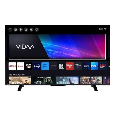 Abbildung von Toshiba 50QV2363DAW 50 Zoll QLED Fernseher/VIDAA Smart TV (4K UHD, HDR Dolby Vision, Triple Tuner, Bluetooth, Audio)