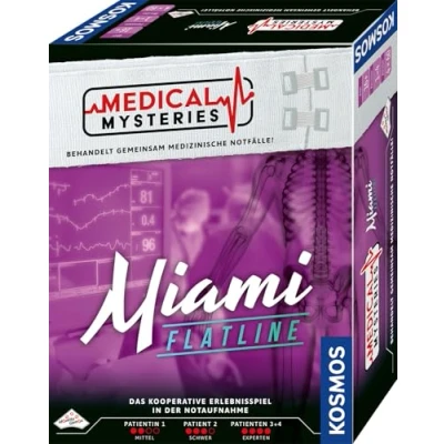 Abbildung von KOSMOS 684426 Medical Mysteries Miami, kooperatives Rollenspiel mit medizinischem Setting, Crime Files, Brettspiel ab 16 Jahre