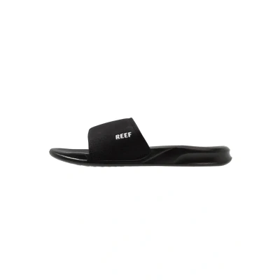 Abbildung von Reef ONE Slide Pantolette flach, Herren, Größe: 40, Black Hochwertiges lederimitat