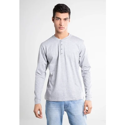 Abbildung von Urban Classics Langarmshirt, Herren, Größe: Large, Grey