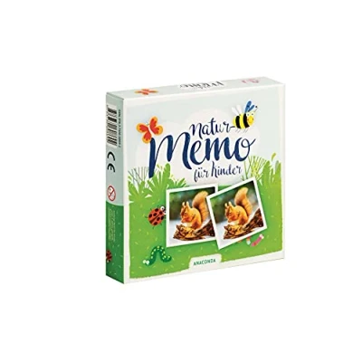 Abbildung von Natur Memo Spiel für Kinder: mit 40 Spielkarten im Spielkarton
