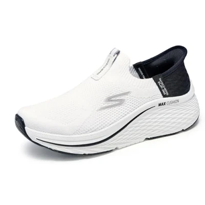 Abbildung von Skechers Performance MAX Cushioning Elite 2.0 Laufschuh Neutral, Damen, Größe: 39, White/black Schuhe