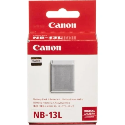 Abbildung von Canon NB 13L Akku grau für PowerShot G7X 9839B001AA Schwarz