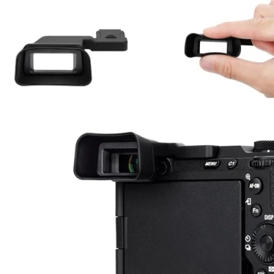 Abbildung von KIWIFOTOS Kamera Extended Augenmuschel Okular für Sony A7CII A7CR Kamera, Alpha 7CII 7CR Sucherschutz Zubehör