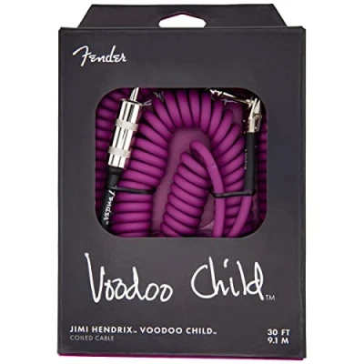 Abbildung von Fender Hendrix™ Voodoo Child™ Instrumentenkabel, geradlinig/gewinkelt, 30&quot;, Violett