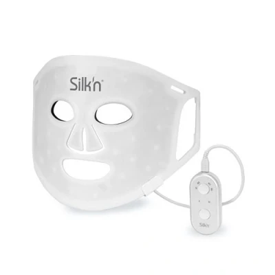 Abbildung von Silk&#039;n Gesichtsmaske mit LED Lichttherapie (rot, blau, gelb und violett), Anti Aging, entzündungshemmend, beruhigend, Akne, Narbenbehandlung