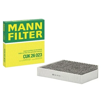 Abbildung von MANN FILTER CUK 26 023 Innenraumfilter Pollenfilter mit Aktivkohle Für PKW