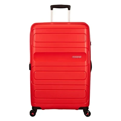 Abbildung von American Tourister Sunside Spinner M Mallette extensible Bleu, Rouge (Sunset Red), L (77 cm 118 L), l)