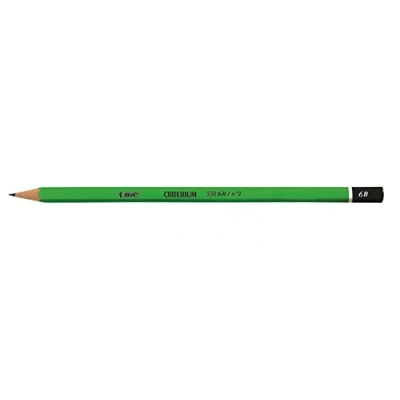 Abbildung von Bic 857593 Bleistift Criterium 550, Härtegrad: 6B, sechseckig, 12 Stück (1er Pack)
