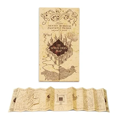 Abbildung von Grupo Erik Karte des Rumbtreibers Harry Potter mit einer Größe von 174x39,5cm Offizieller Fanartikel