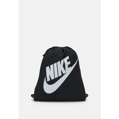 Abbildung von Nike Sportswear Heritage Drawstring Unisex Sporttasche, Größe: One Size, Black/white