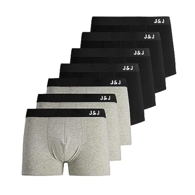 Abbildung von JACK &amp; JONES Herren JACBELMO Trunks 7 Pack, Black/E, XL